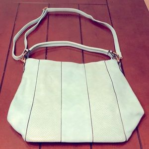 Never worn Beautiful Turquoise Large size Bag with two carrying options!